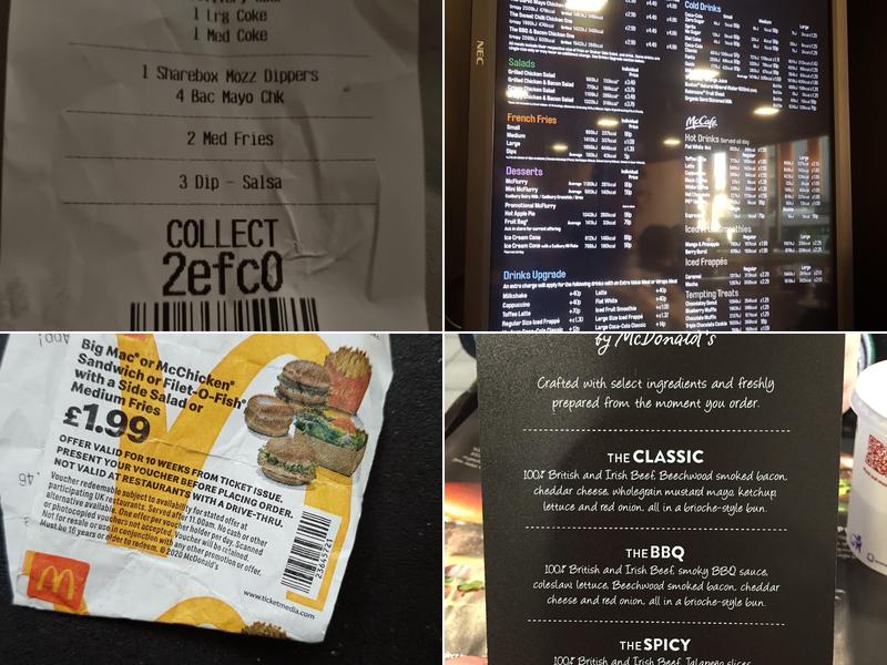 McDonald's Menu
