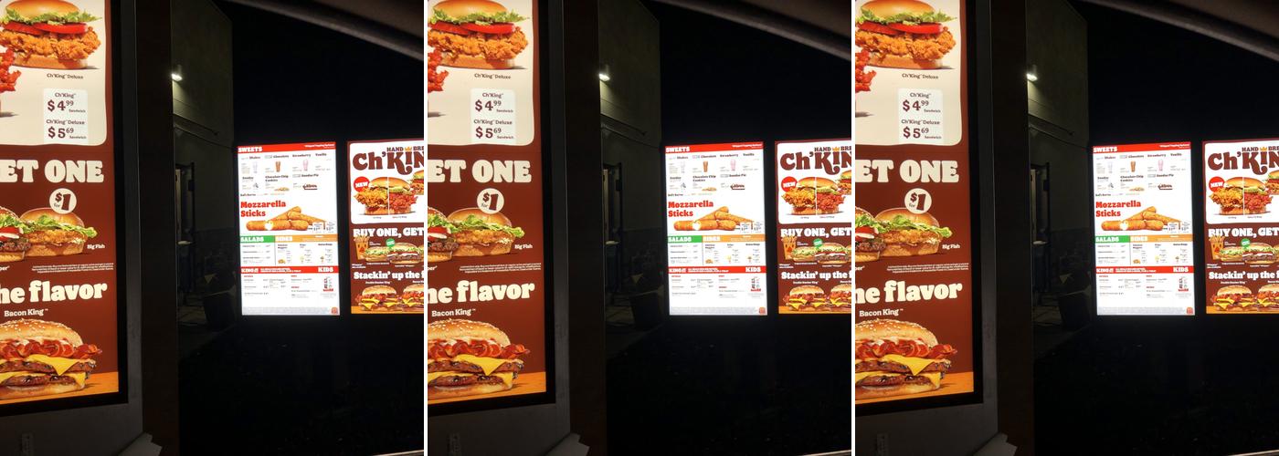 Burger King Menu