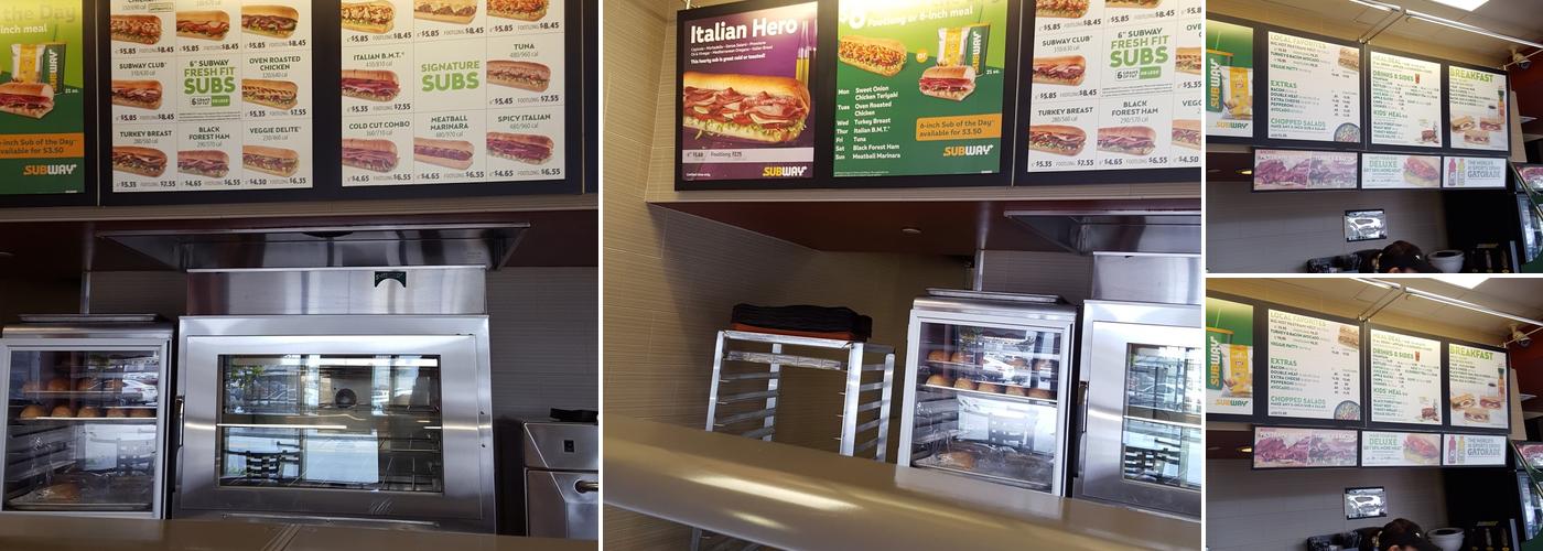 Subway Menu