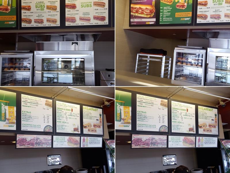 Subway Menu