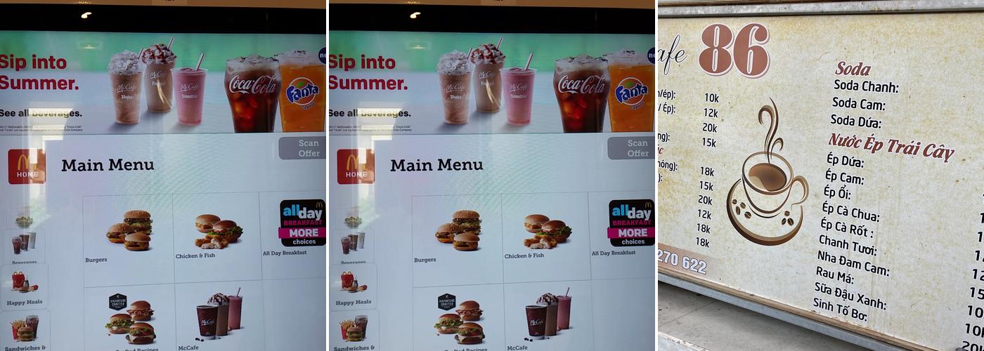 McDonald's Menu