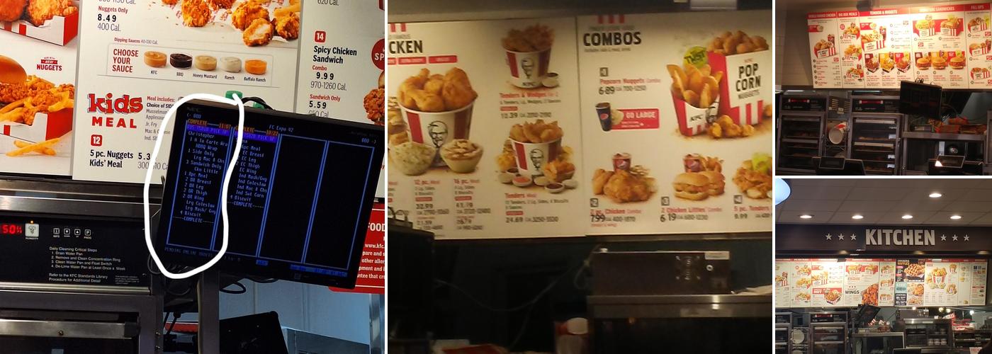 KFC Menu