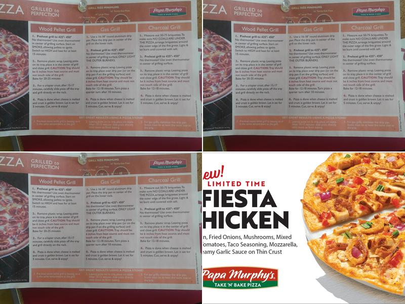 Papa Murphy's | Take 'N' Bake Pizza Menu