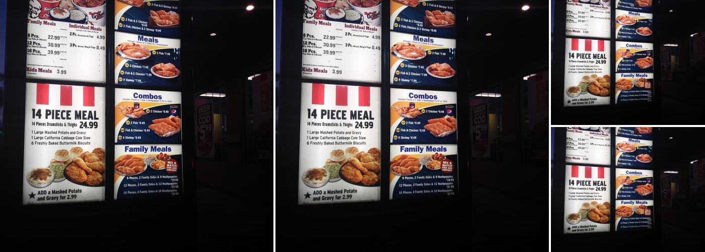KFC Menu