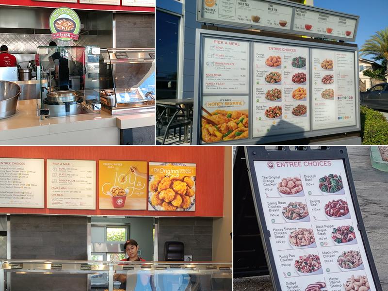 Panda Express Menu