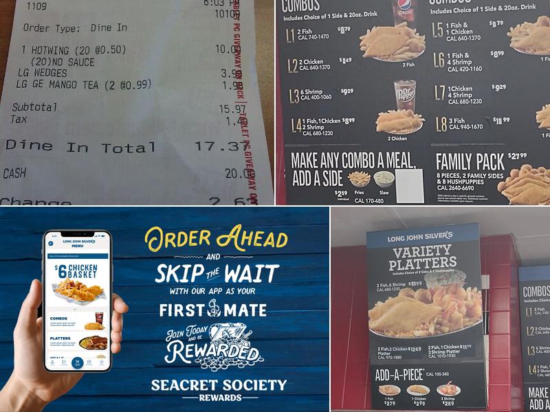 Long John Silver's | KFC Menu