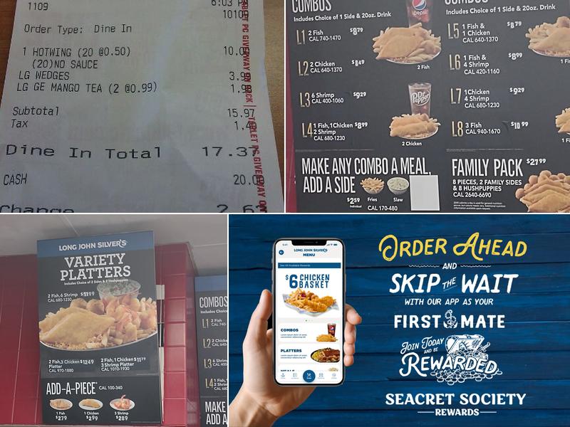 Long John Silver's | KFC Menu