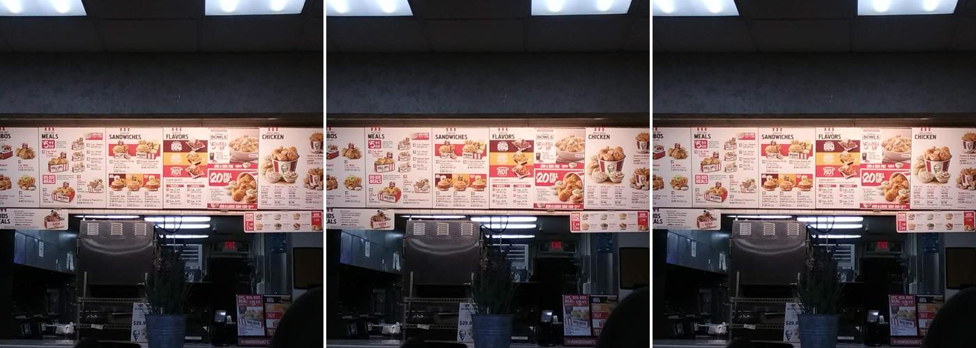 KFC Menu