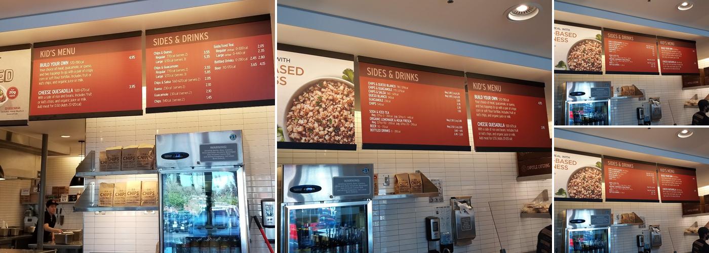 Chipotle Mexican Grill Menu