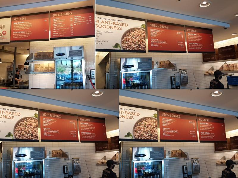Chipotle Mexican Grill Menu