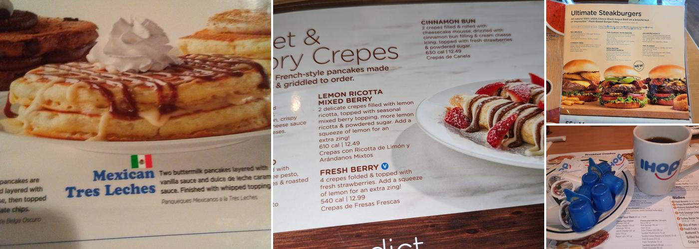 IHOP Menu