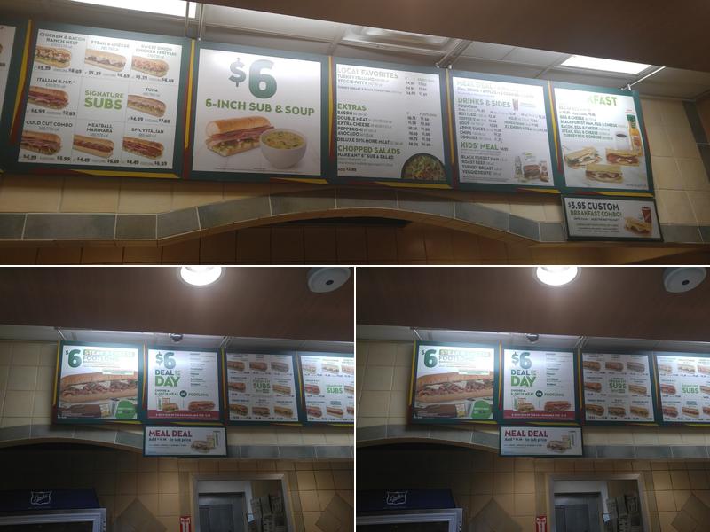 Subway Menu