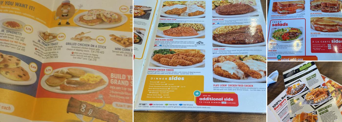 Denny's Restaurant Menu