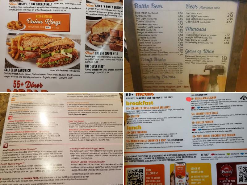 Denny's Menu
