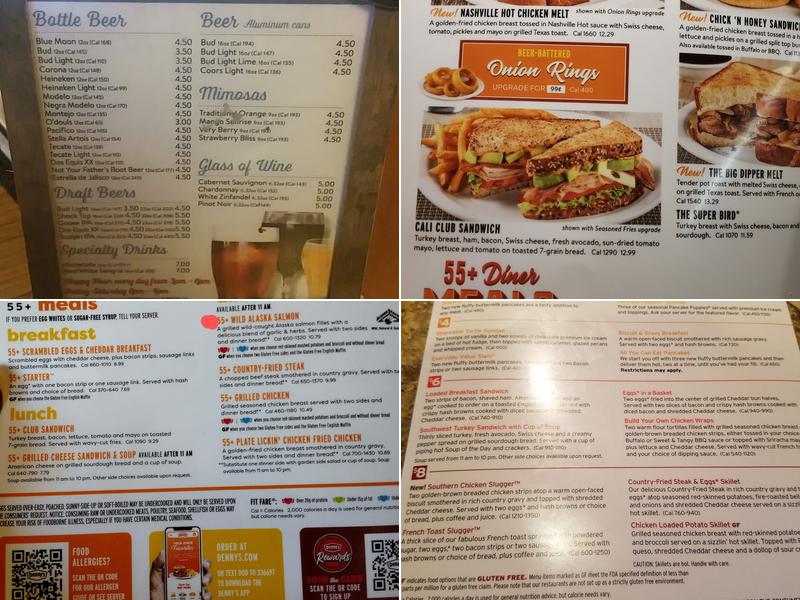 Denny's Menu