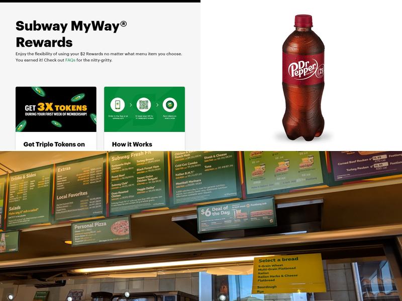 Subway Menu