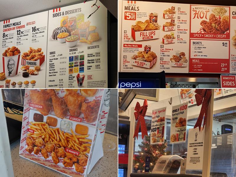 KFC Menu