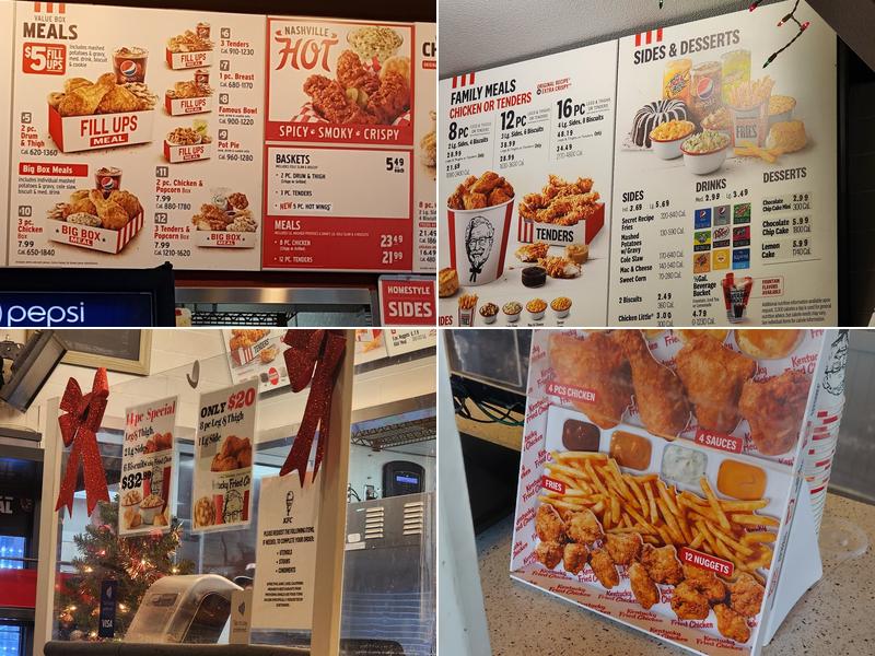KFC Menu