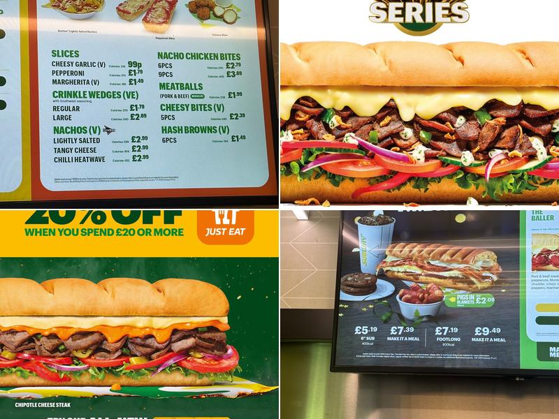 Subway Menu
