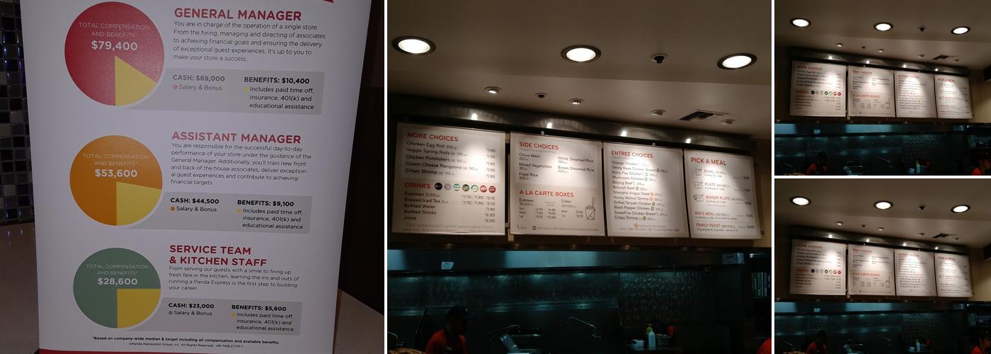 Panda Express Menu