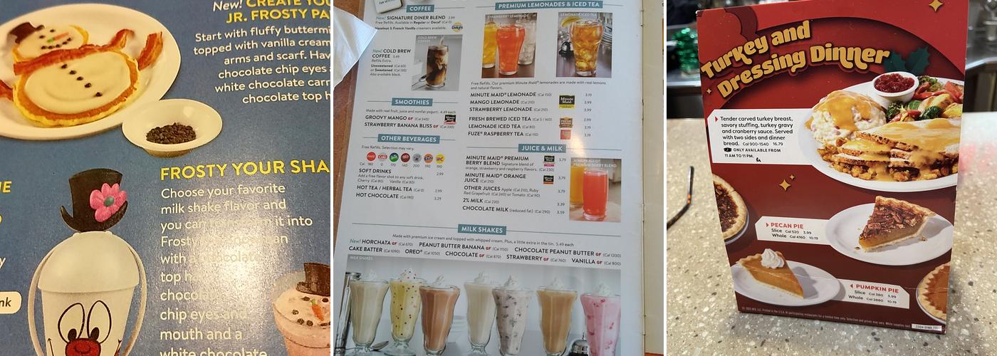 Denny's Menu