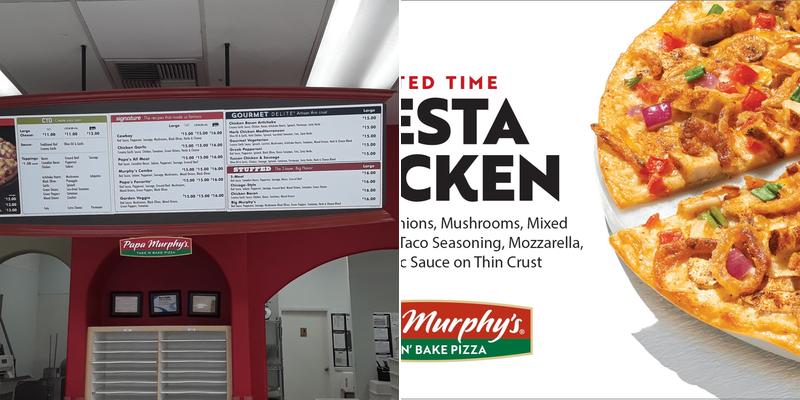 Papa Murphy's | Take 'N' Bake Pizza Menu