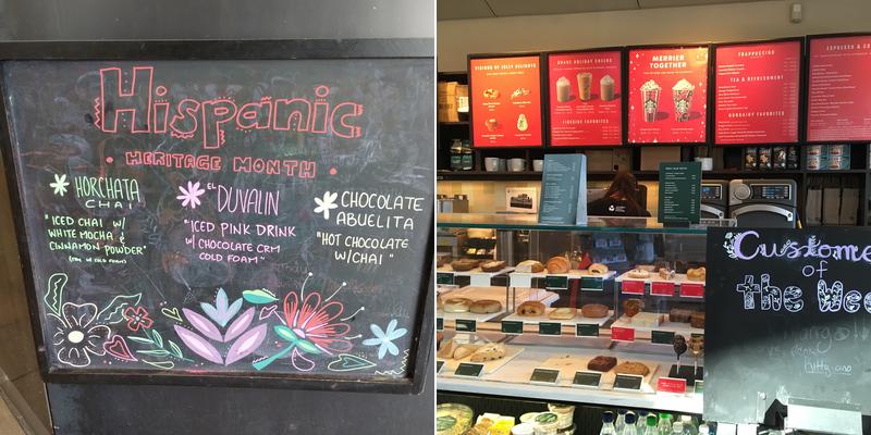 Starbucks Coffee Company Menu
