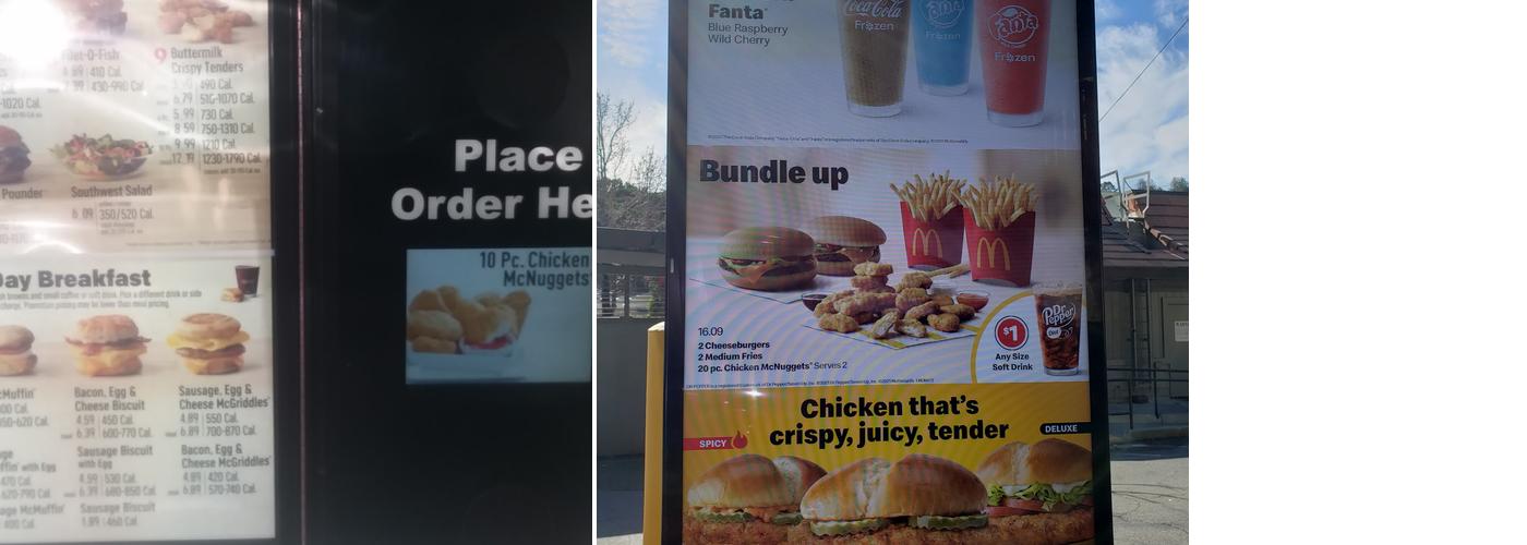 McDonald's Menu