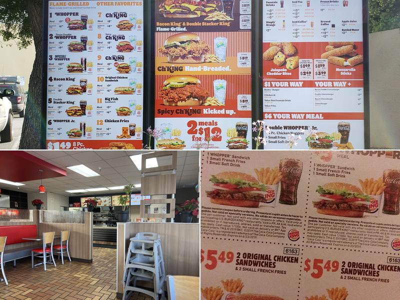 Burger King Menu