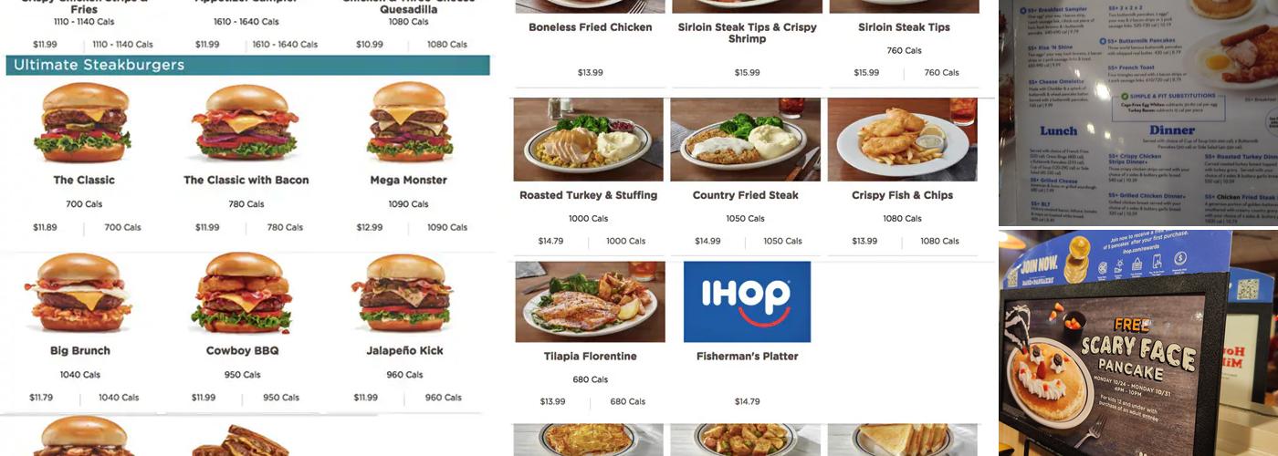 IHOP Menu