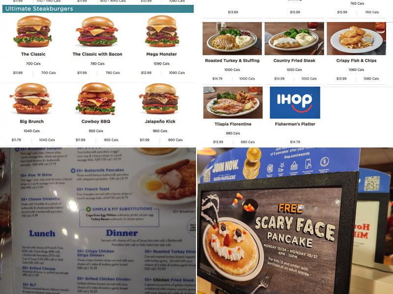 IHOP Menu