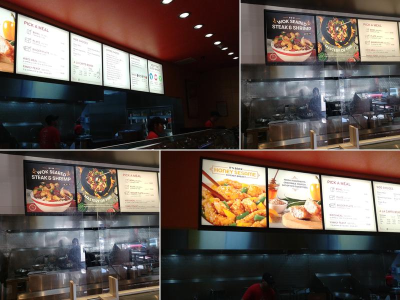 Panda Express Menu