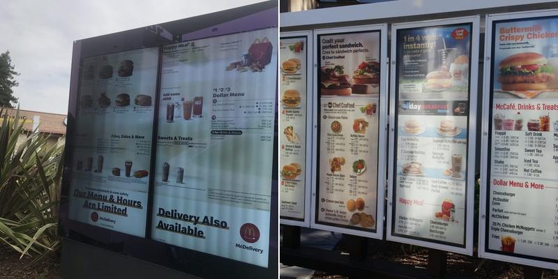 McDonald's Menu