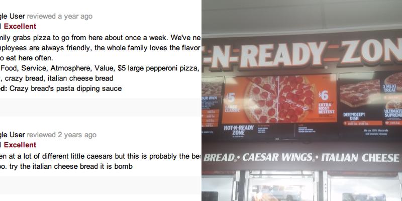 Little Caesars Pizza Menu