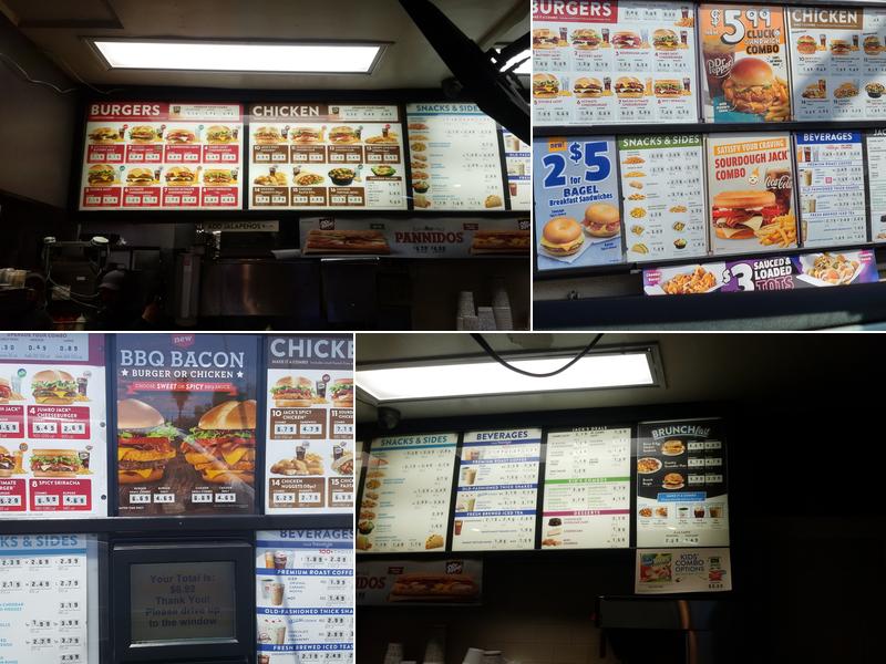 Jack In The Box Menu