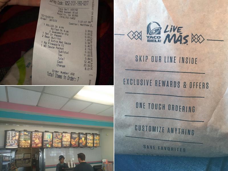 Taco Bell Menu