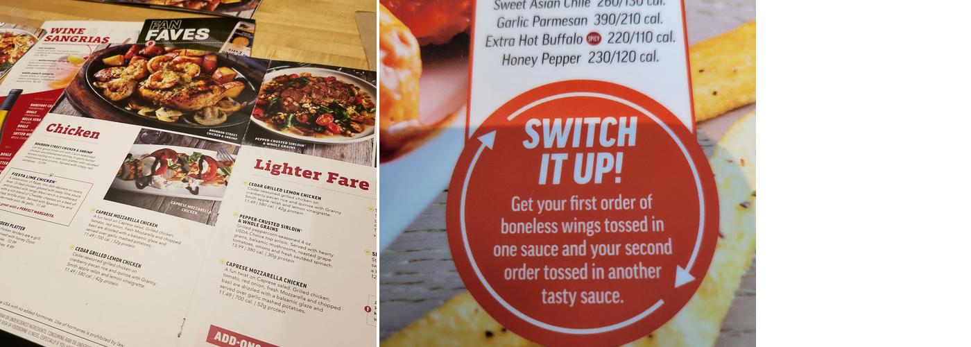 Applebee's Grill + Bar Menu