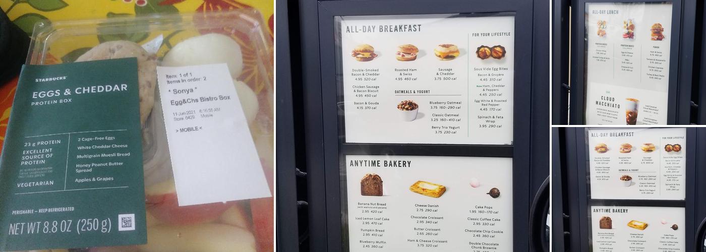 Starbucks Menu