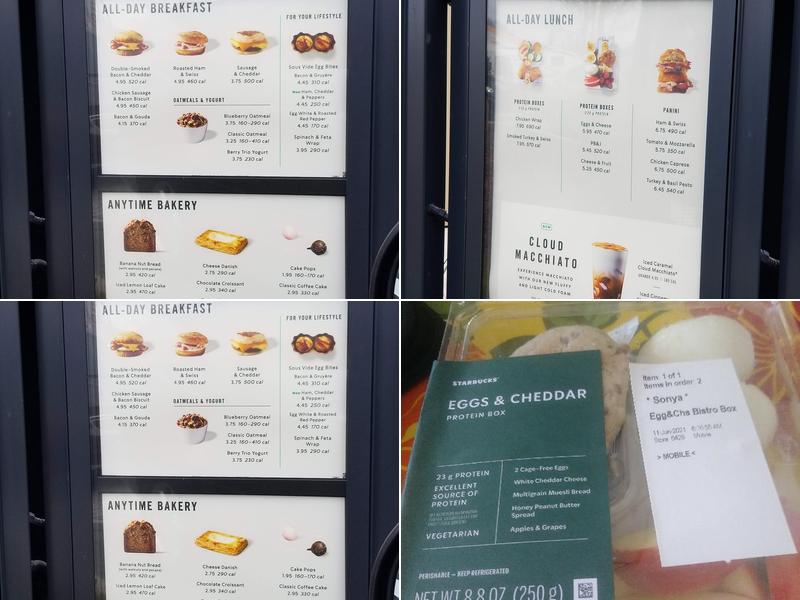 Starbucks Menu