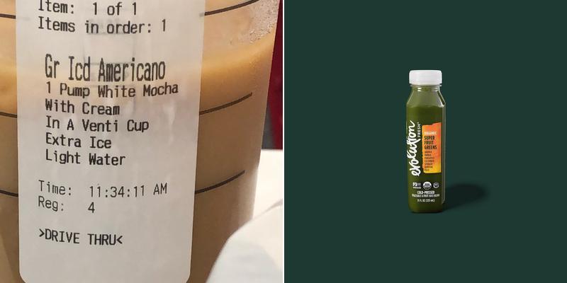 Starbucks Menu