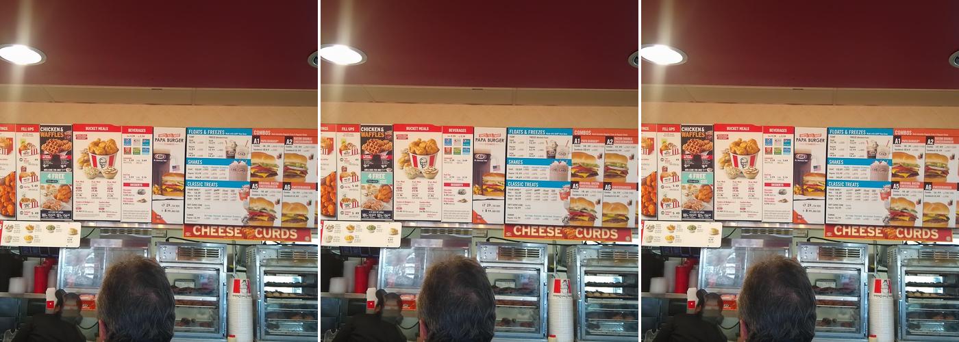 KFC Menu