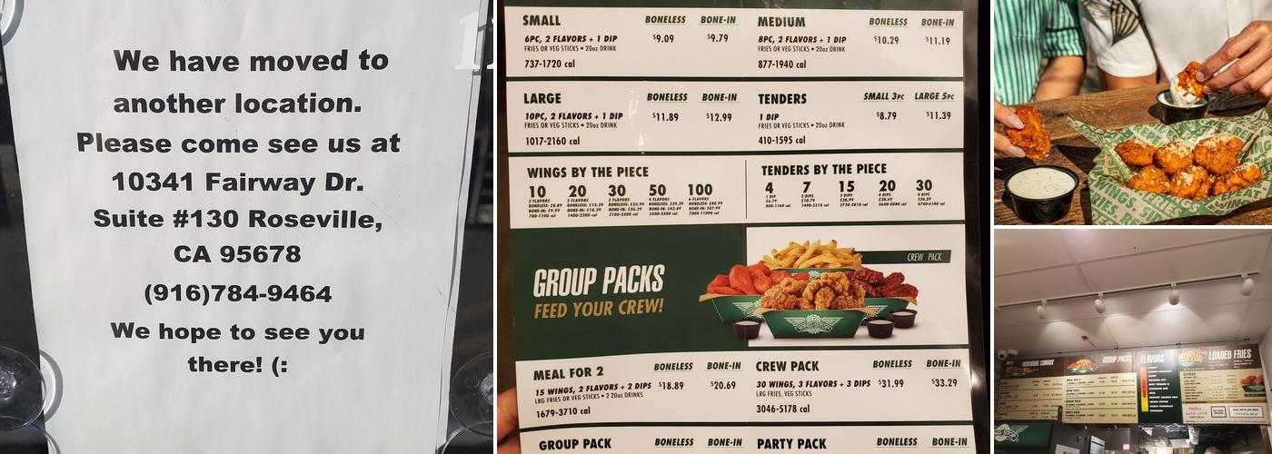 Wingstop Menu