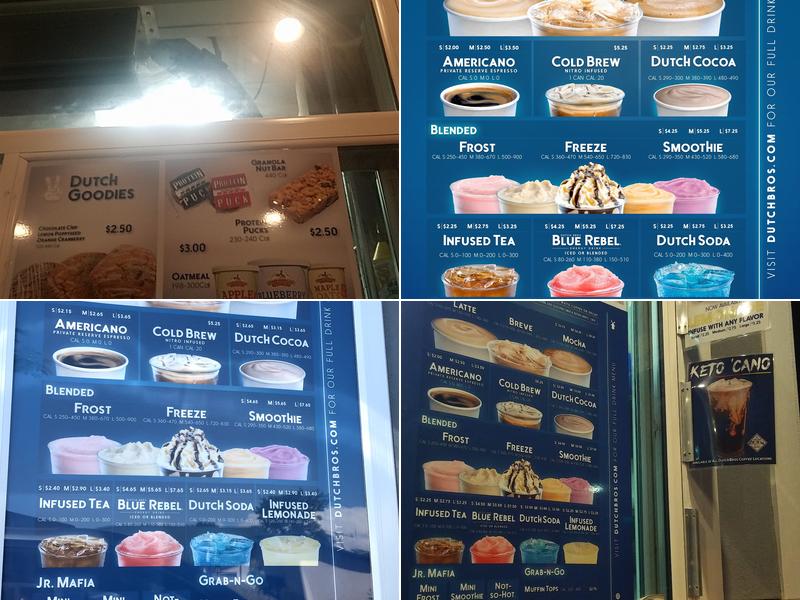 Dutch Bros Coffee Menu
