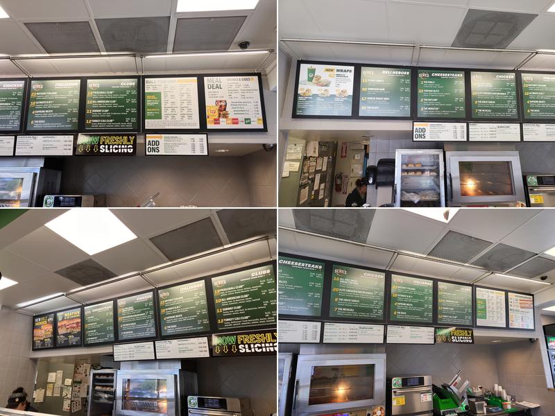 Subway Menu