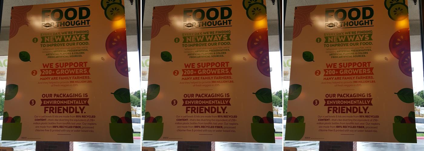 Subway Menu