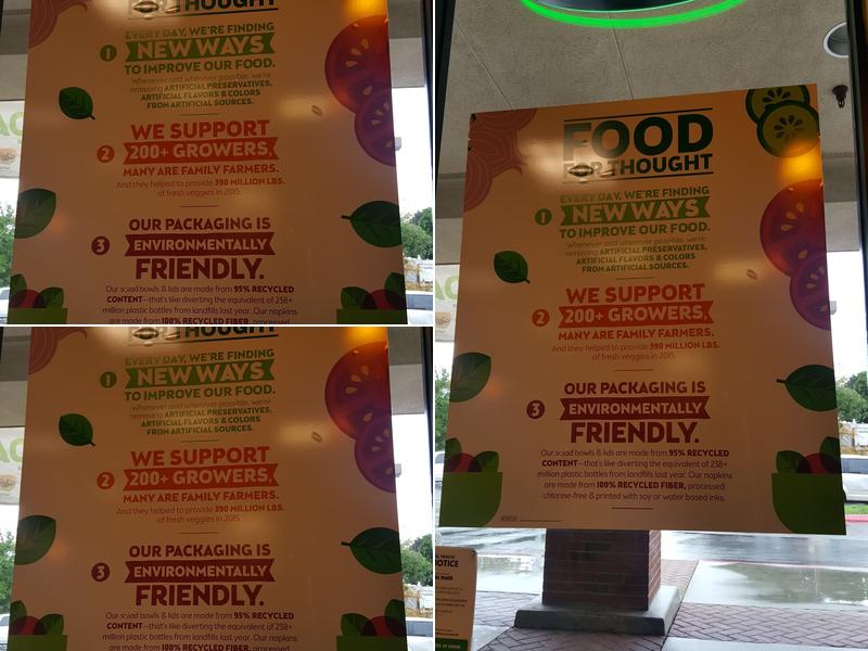 Subway Menu
