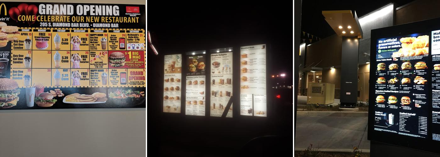 McDonald's Menu