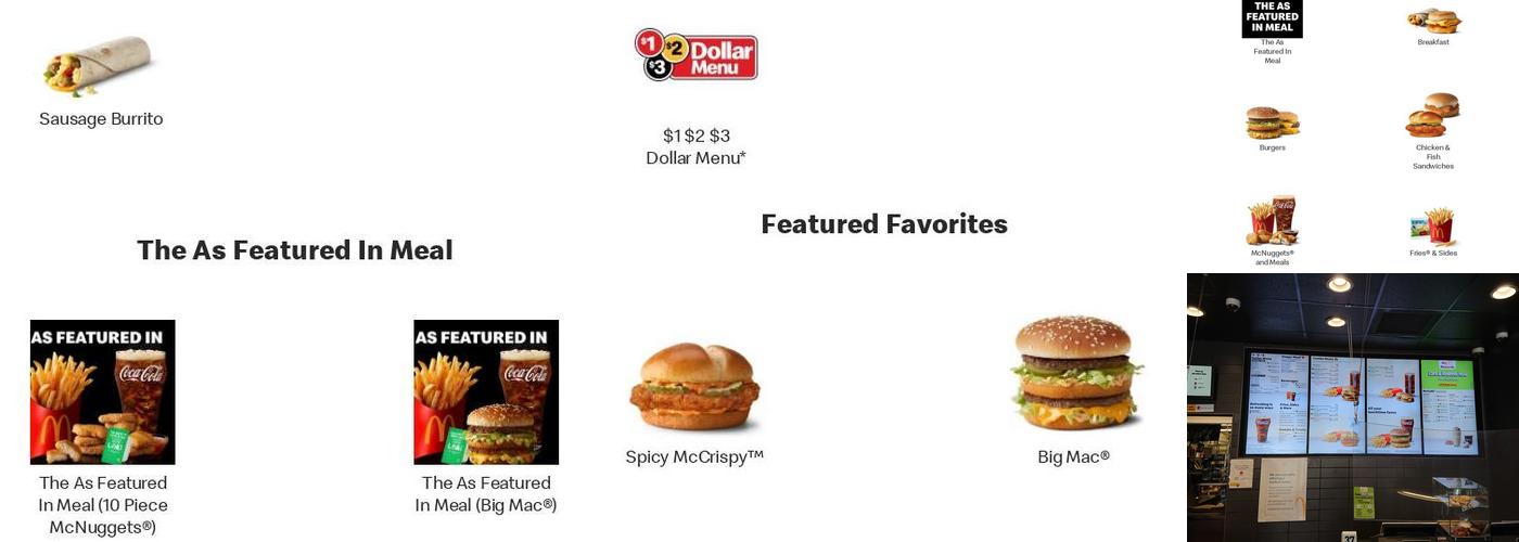 McDonald's Menu