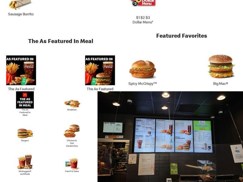 McDonald's Menu