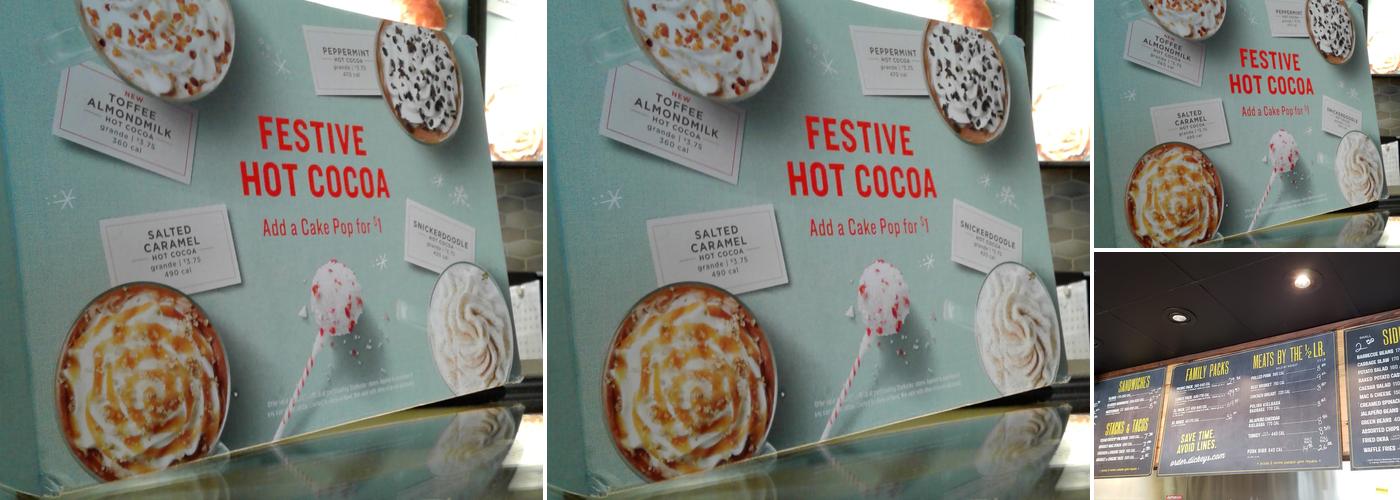 Starbucks Menu